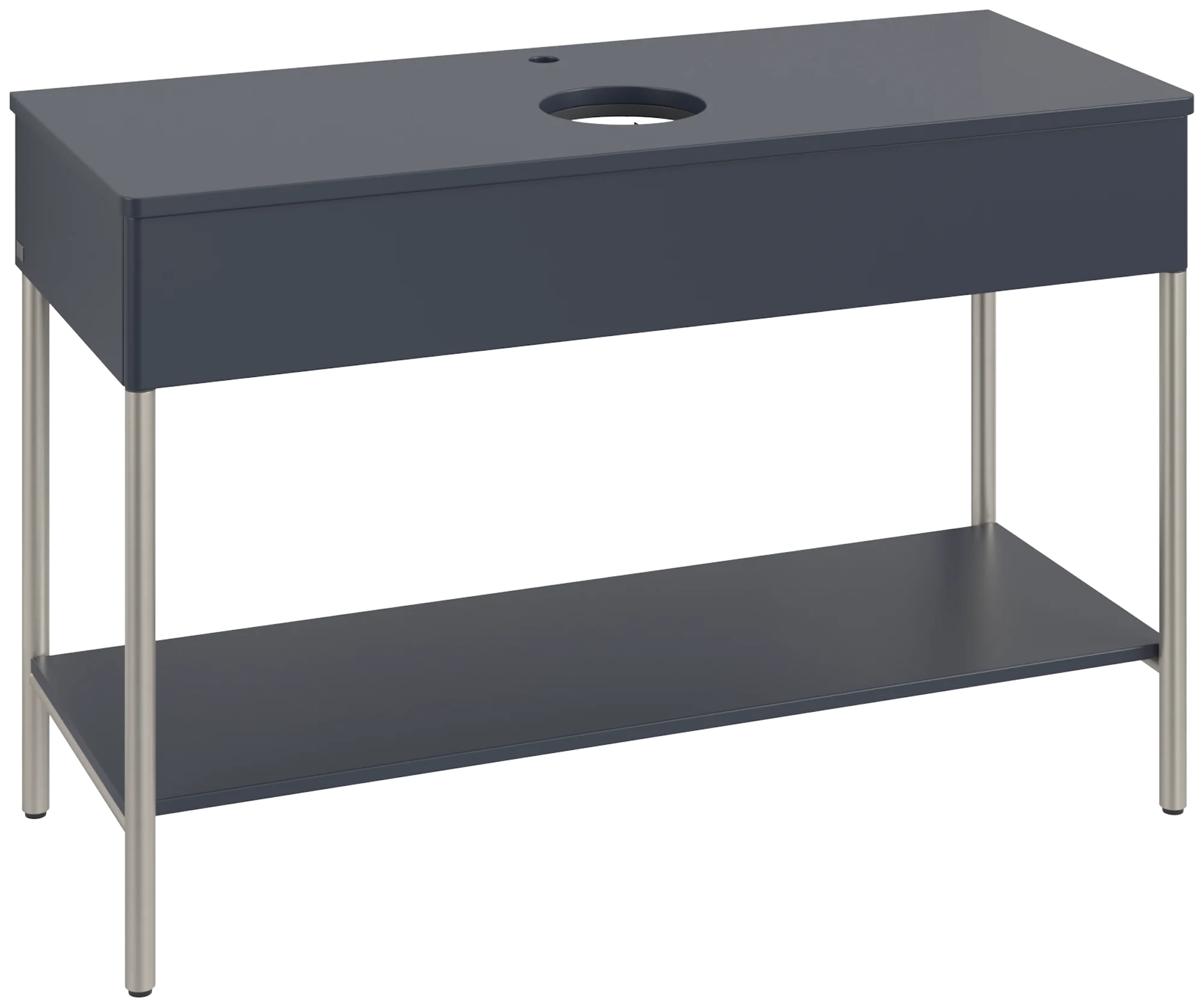 Villeroy & Boch Waschbeckenunterschrank Artis, Midnight Blue Matt Lacquer, 1200 x 782 x 500 mm, mit Metallgestell, Beleuchtung, Push-to-open Funktion Villeroy & Boch Waschbeckenunterschrank Artis, Midnight Blue Matt Lacquer, 1200 x 782 x 500 mm, mit Metallgestell, Beleuchtung, Push-to-open Funktion