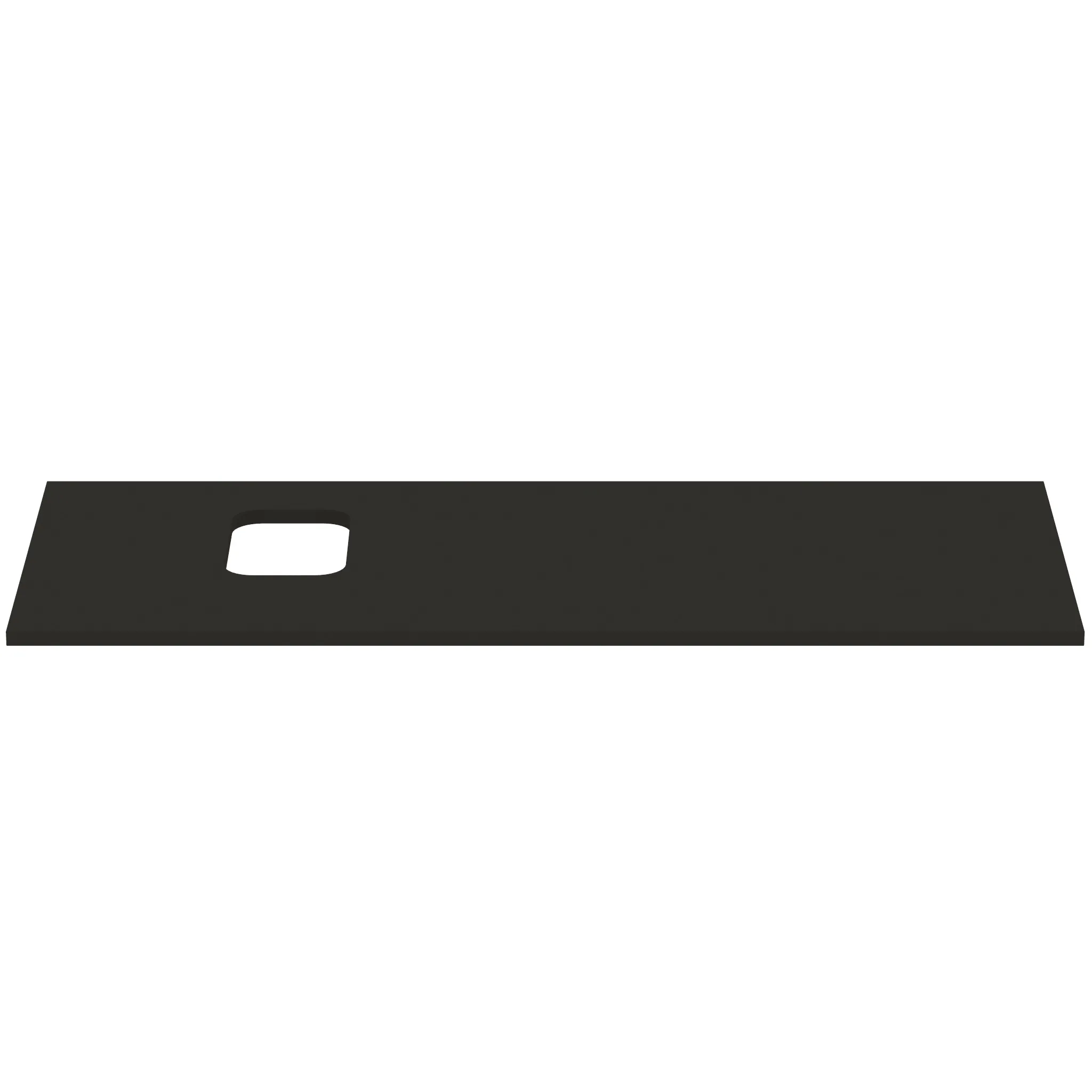 Waschtischplatte i.life B Ausschnitt links für eine Schale 1202x507x18mm Weiß matt Waschtischplatte i.life B Ausschnitt links für eine Schale 1202x507x18mm Weiß matt