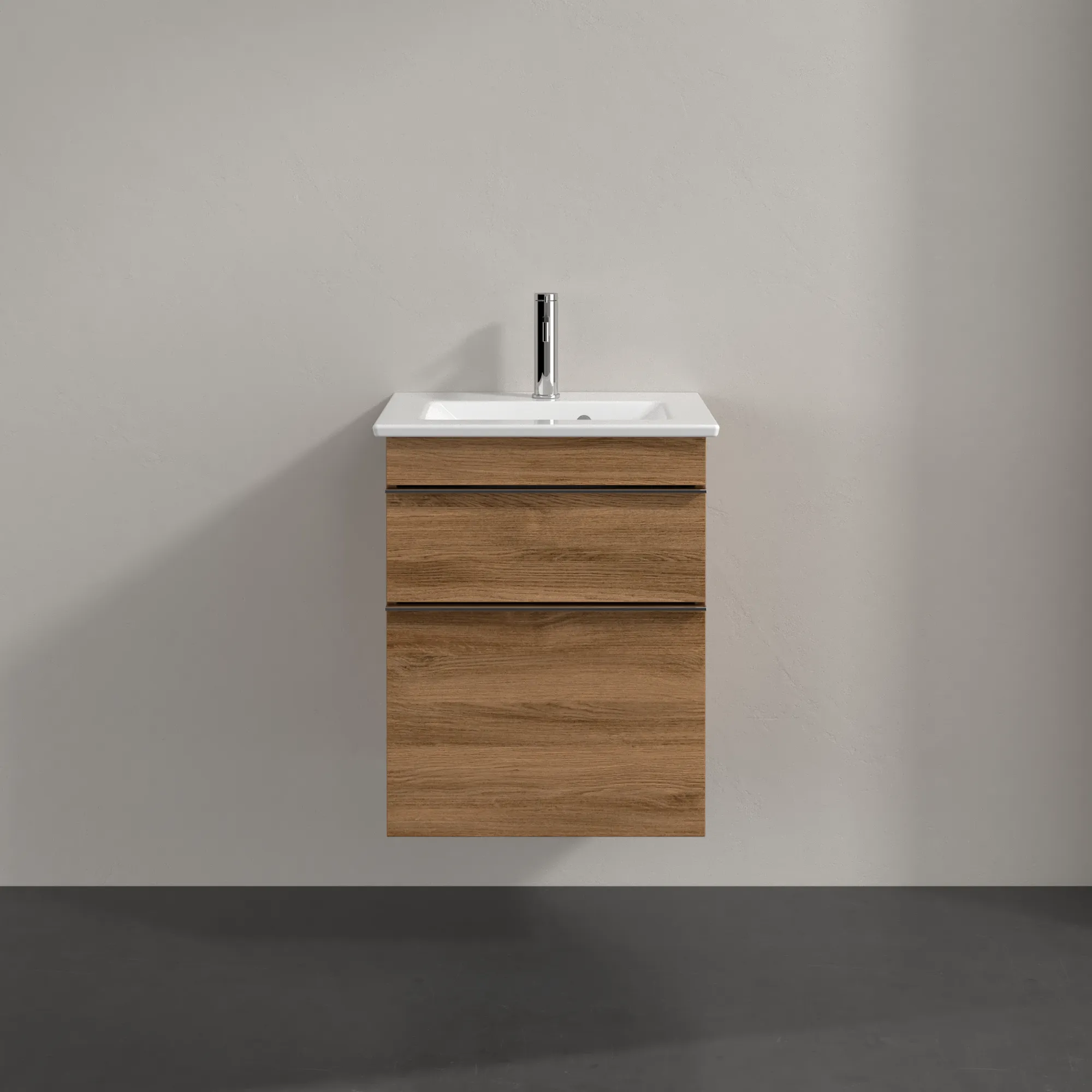 Villeroy & Boch Waschtischunterschrank „Venticello“ für Schrankwaschtisch 466 × 590 × 425 mm Kansas Oak, für Becken mittig