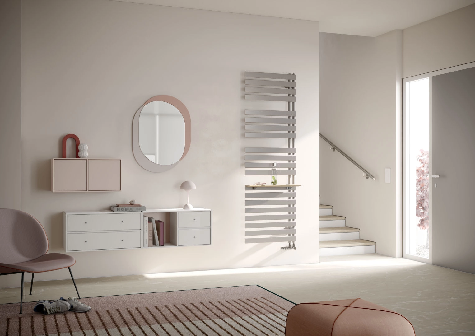Kermi Design-Heizkörper „Credo® Half® flat“ 45 × 100 cm in Farbkonzept Kermi Design-Heizkörper „Credo® Half® flat“ 45 × 100 cm in Farbkonzept