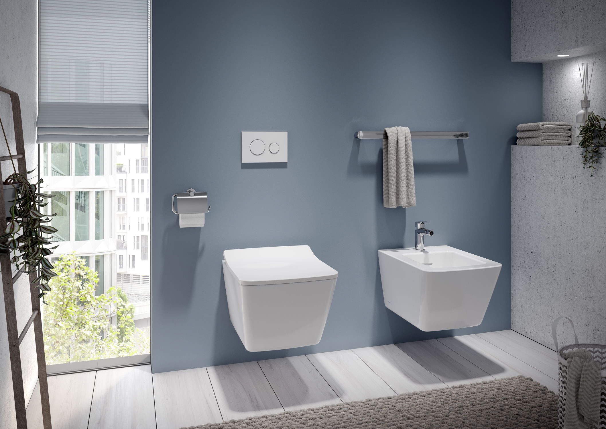Toto Wand-Bidet „SP“ 380 × 540 × 290 mm in weiß Toto Wand-Bidet „SP“ 380 × 540 × 290 mm in weiß