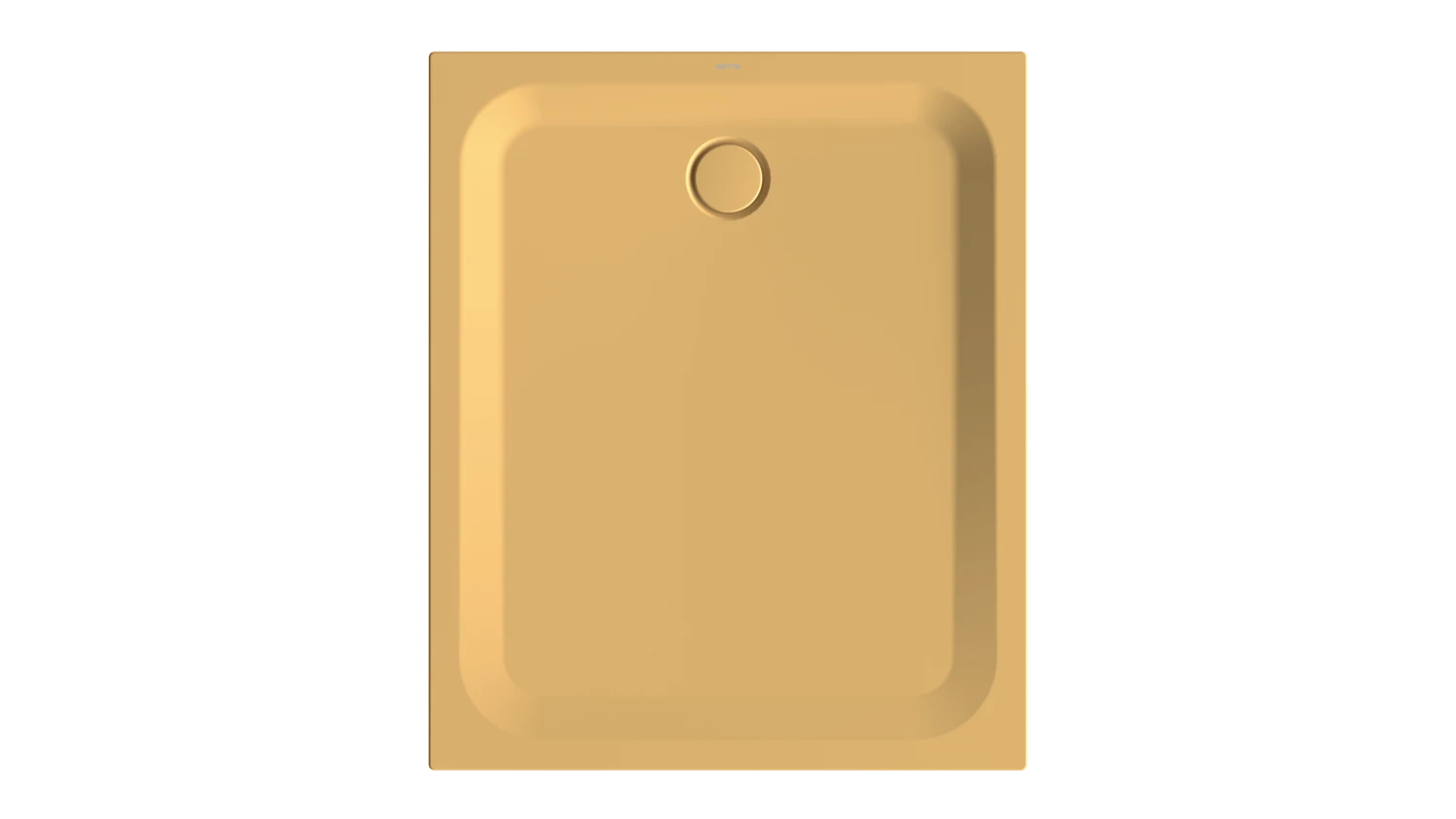 Bette rechteck Duschwanne „BetteUltra“ 1200 × 1000 mm ohne Oberflächenbeschichtung, ohne Oberflächenveredelung, ohne Wannenträger, in Curry