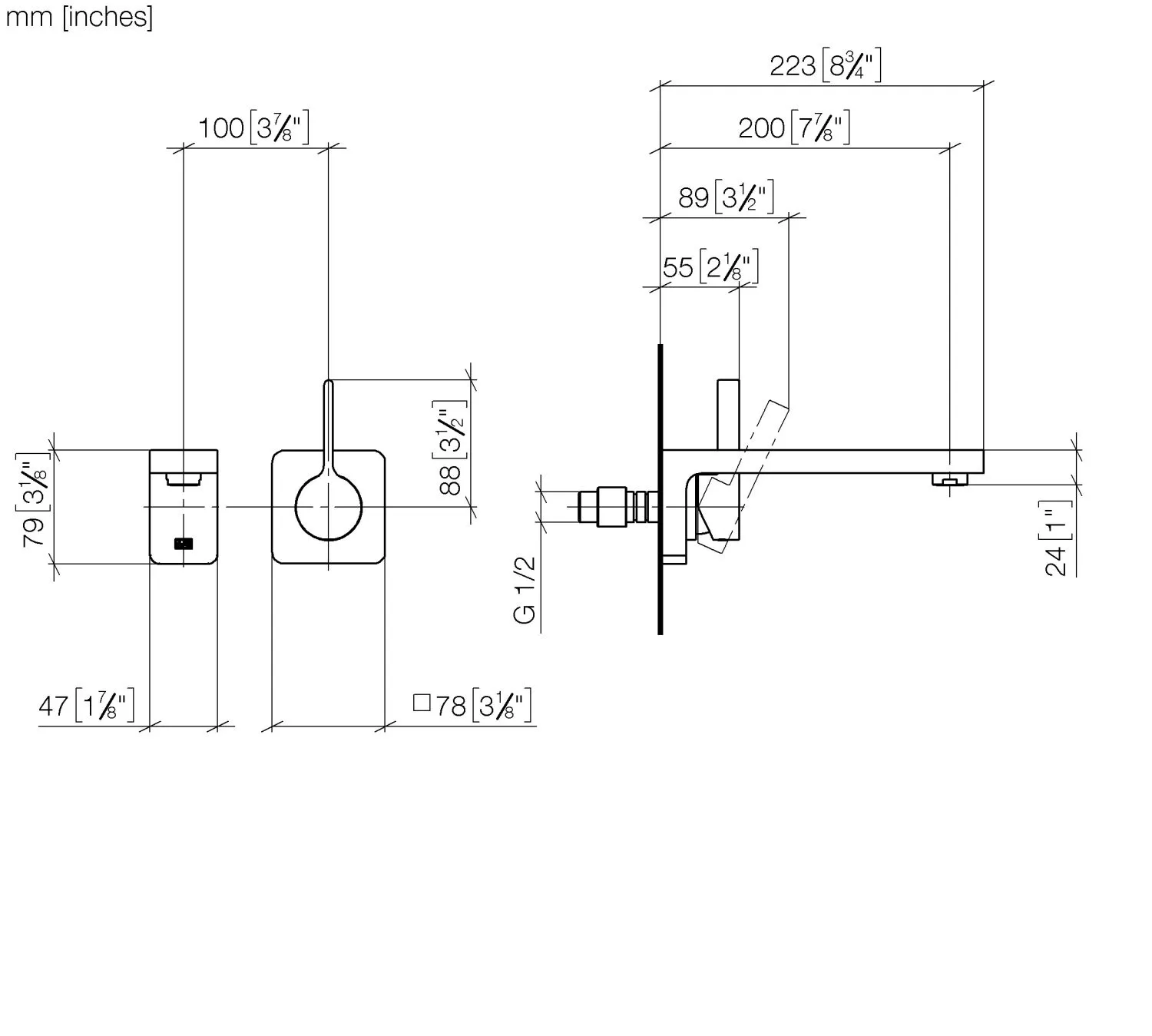 Waschtisch-Wand-Einhandbatterie ohne Ablaufgarnitur LULU Chrom 36860710 Waschtisch-Wand-Einhandbatterie ohne Ablaufgarnitur LULU Chrom 36860710