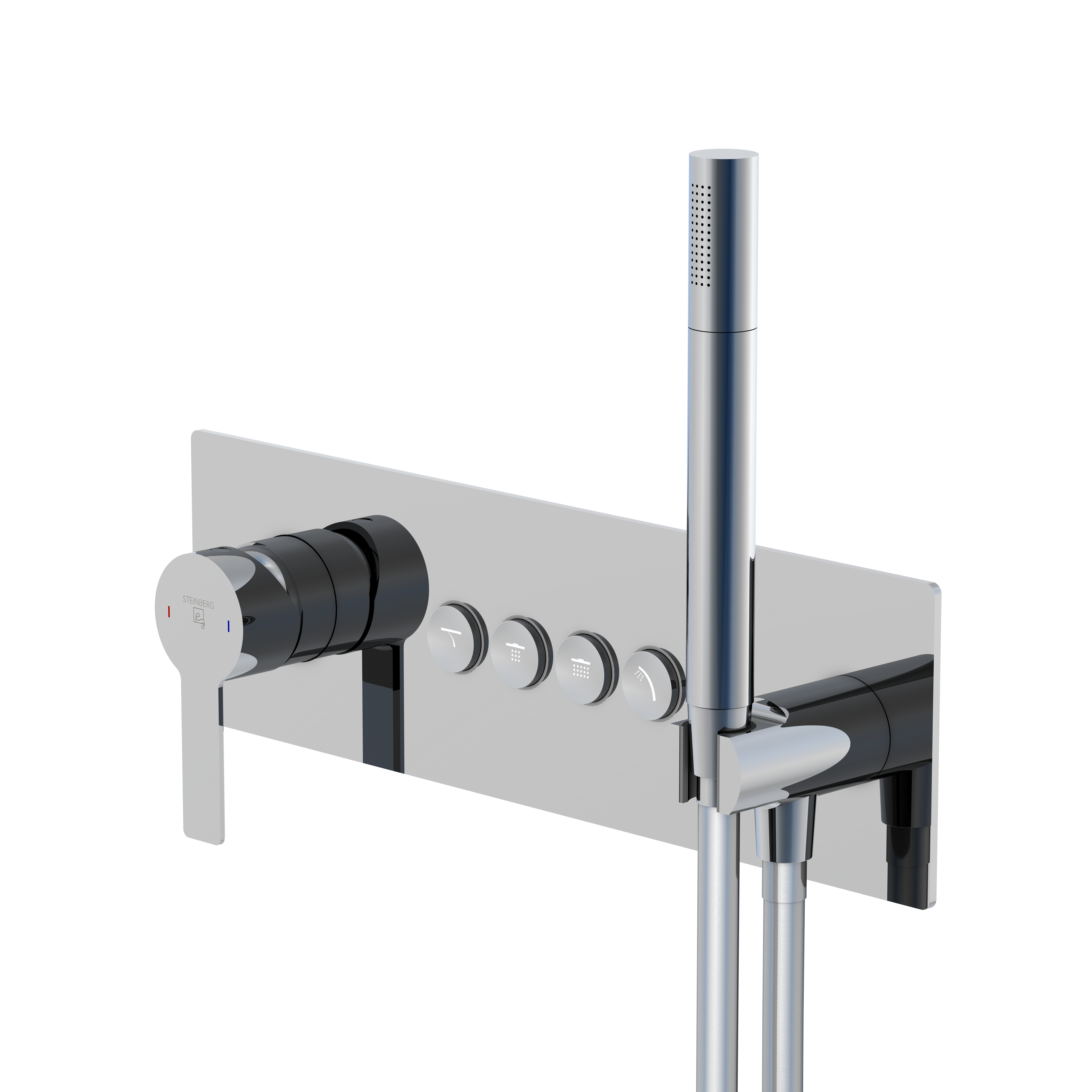 Steinberg „Serie 390“ in Chrom