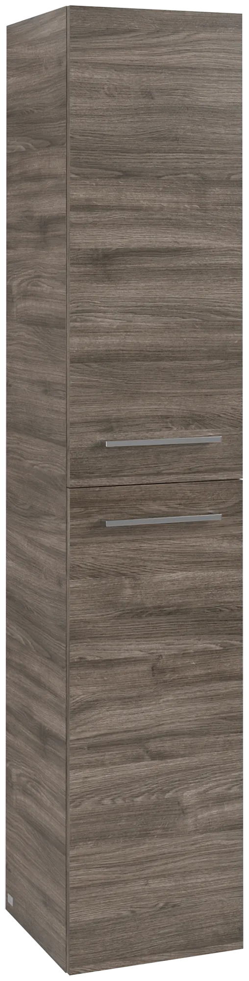 Villeroy & Boch Hochschrank „Avento“ 35 × 176 × 37,2 × 37,2 cm Stone Oak, Anschlag rechts, Soft Closing, 2 Türen
