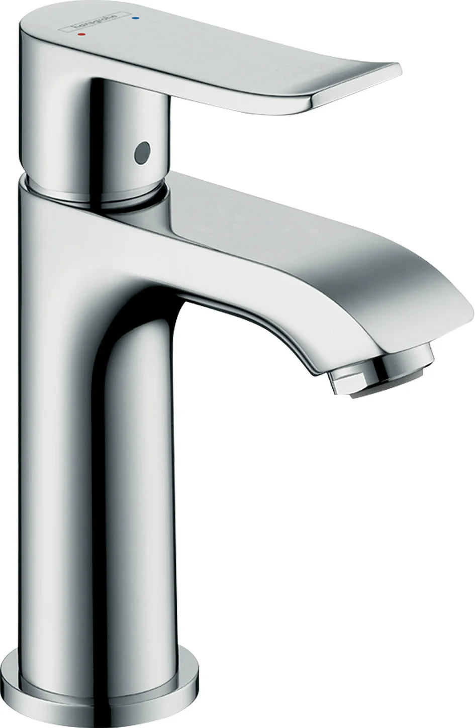 Hansgrohe Metris Einhebel-Waschtischmischer 100, Chrom, Ausladung 89 mm, Auslaufhöhe 93 mm