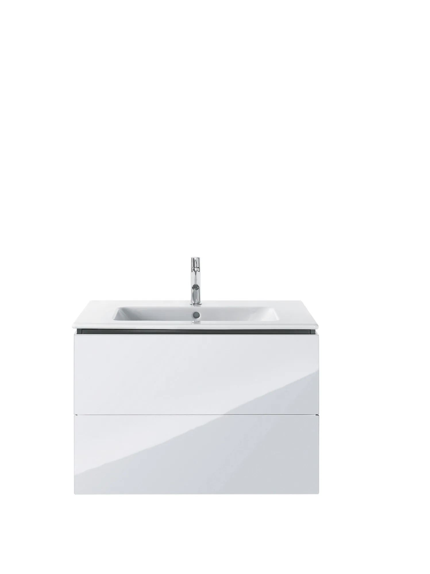 Wandwaschtisch „ME by Starck“, mit Überlauf, Hahnlochposition mittig in Weiß Hochglanz Wandwaschtisch „ME by Starck“, mit Überlauf, Hahnlochposition mittig in Weiß Hochglanz