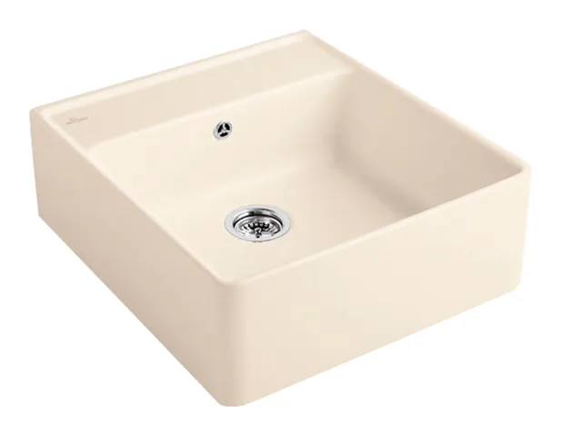Villeroy & Boch Küchenspülbecken „Spülstein“ 595 × 630 × 220 mm in Ivory