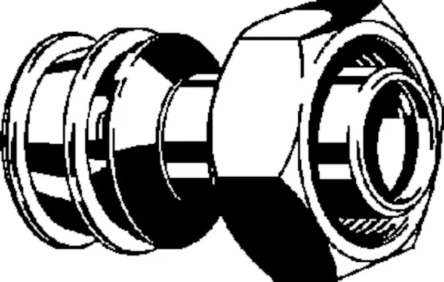 Viega „Raxofix“ Anschlussverschraubung 20 mm × 3/4″ Viega „Raxofix“ Anschlussverschraubung 20 mm × 3/4″