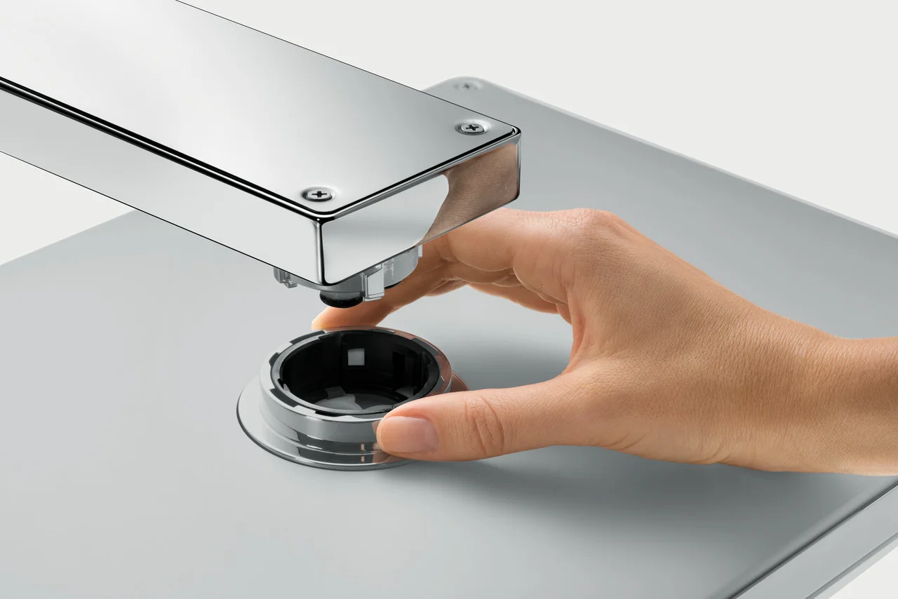 Hansgrohe Rainmaker Select Kopfbrause 460 3jet, weiß/chrom, Brausearm 450 mm, 18,4 l/min Durchfluss, abnehmbare Strahlscheibe und Kopfbrause Hansgrohe Rainmaker Select Kopfbrause 460 3jet, weiß/chrom, Brausearm 450 mm, 18,4 l/min Durchfluss, abnehmbare Strahlscheibe und Kopfbrause