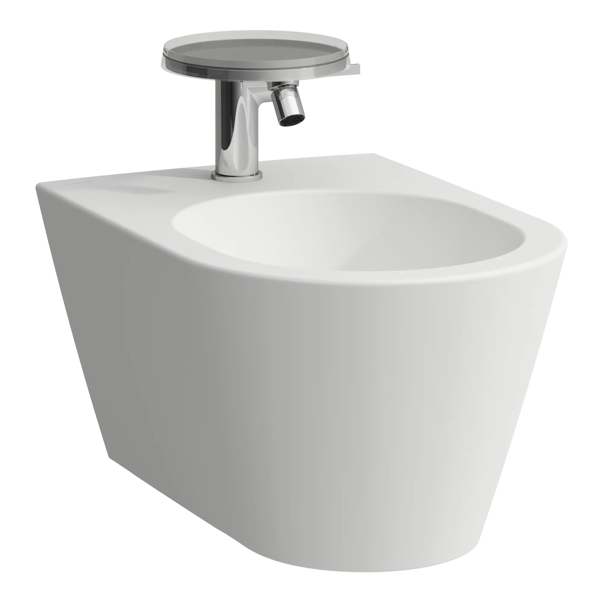 Laufen Wandbidet Kartell by Laufen, weiß matt, 370 x 545 mm, Höhe 285 mm, 1 Hahnloch mittig, wandhängend Laufen Wandbidet Kartell by Laufen, weiß matt, 370 x 545 mm, Höhe 285 mm, 1 Hahnloch mittig, wandhängend