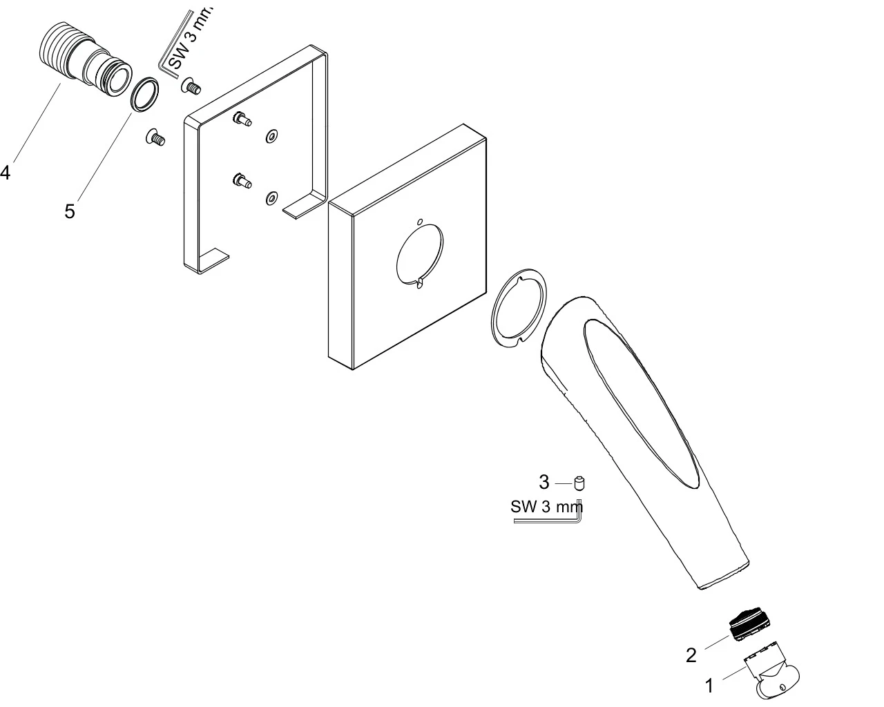 Wanneneinlauf Axor Starck Organic DN20 chrom Wanneneinlauf Axor Starck Organic DN20 chrom