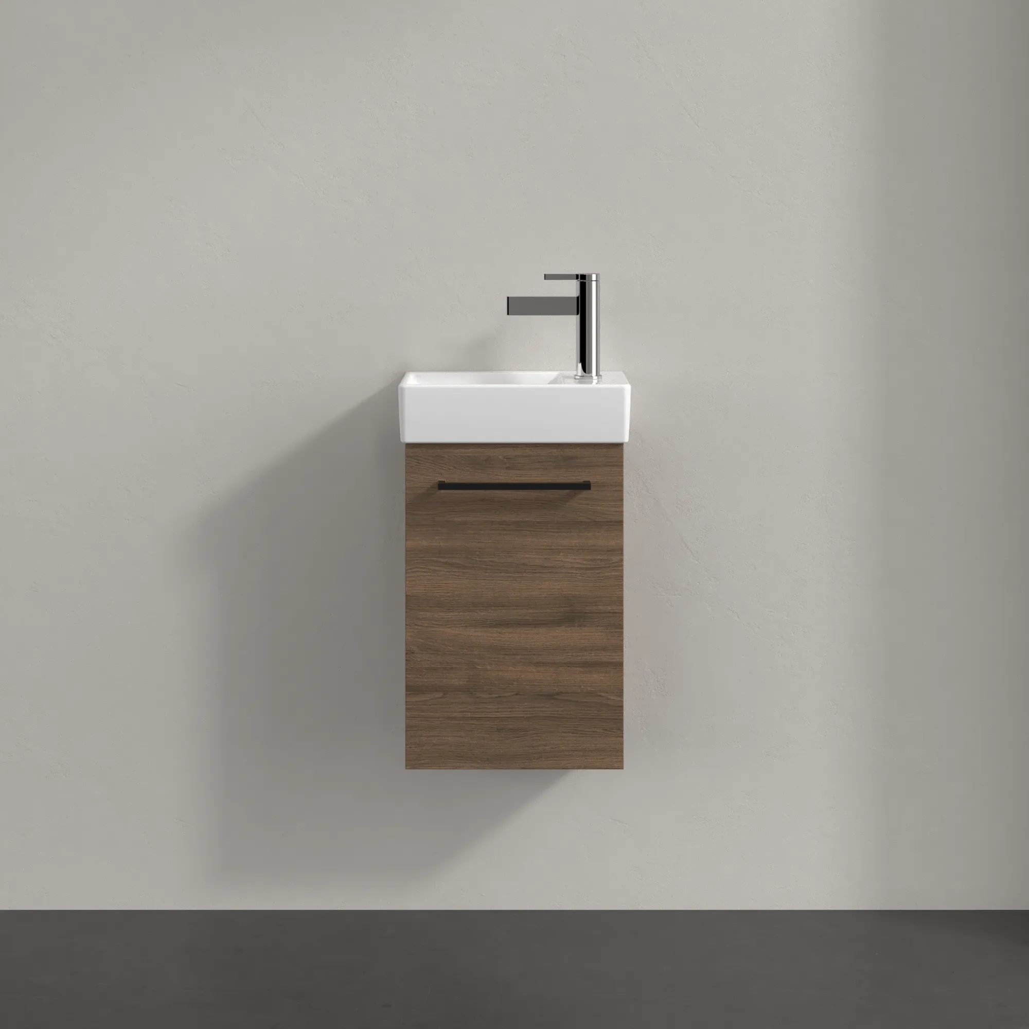 Villeroy & Boch Waschbeckenunterschrank Avento, Arizona Oak, 340 x 514 x 200 mm, 1 Tür, SoftClosing, Wandmontage