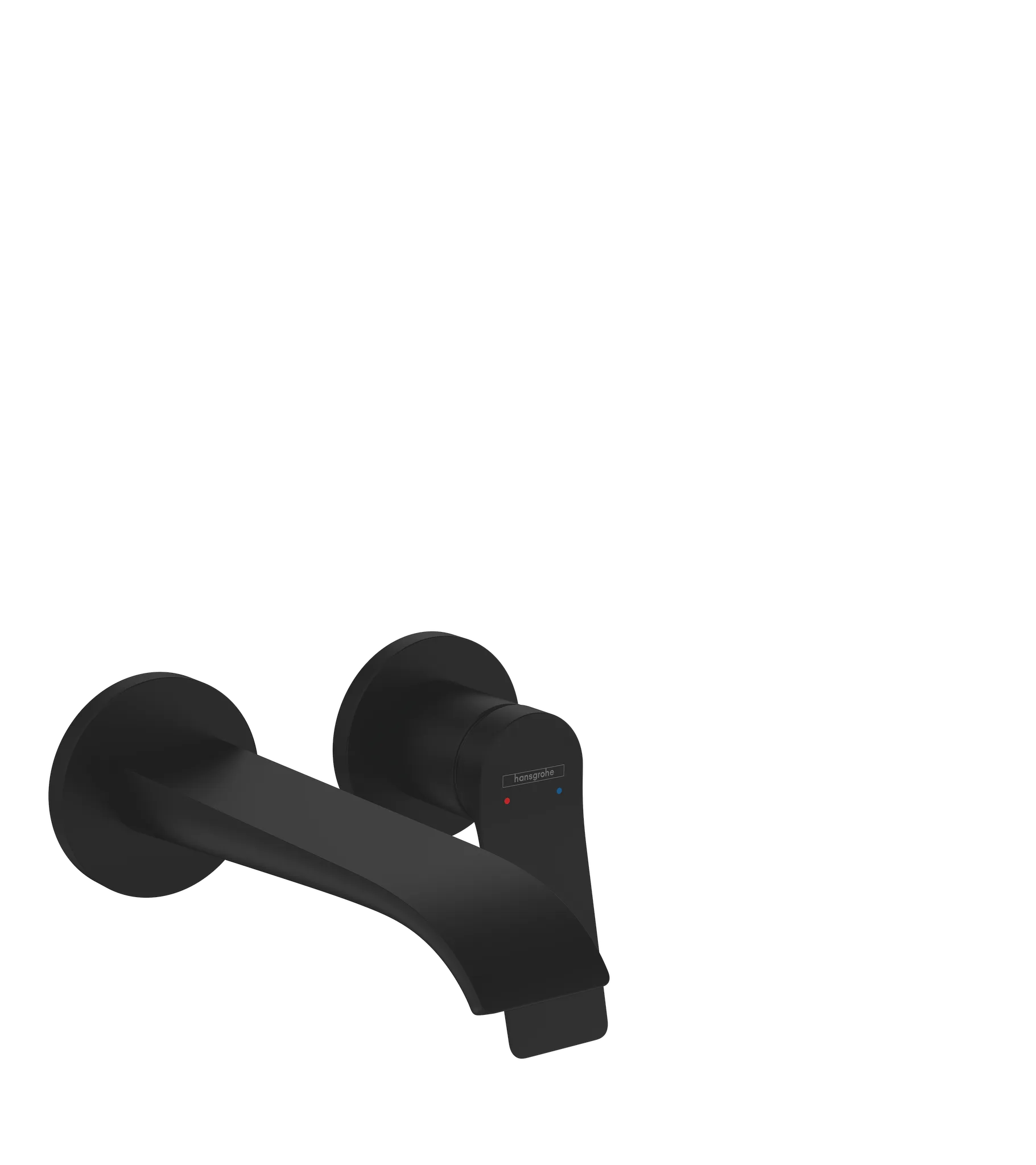 Hansgrohe Vivenis Einhebel-Waschtischmischer Unterputz für Wandmontage mit Auslauf 19,2 cm Mattschwarz Hansgrohe Vivenis Einhebel-Waschtischmischer Unterputz für Wandmontage mit Auslauf 19,2 cm Mattschwarz