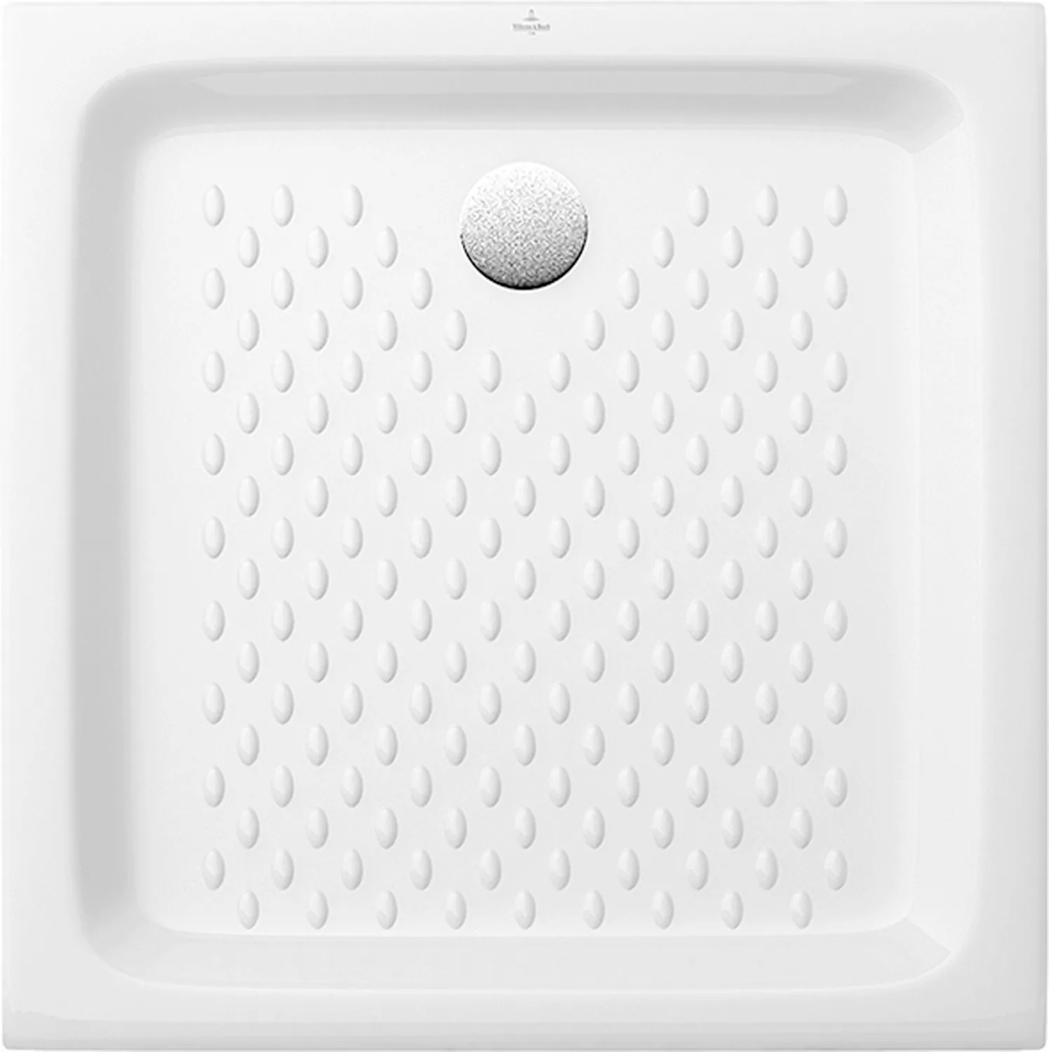 Villeroy & Boch quadrat Duschwanne „O.novo“ Keramik mit Noppen 70 × 70 cm