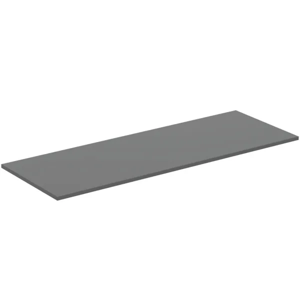 Waschtischplatte i.life B ohne Ausschnitt 1404x506x18mm Weiß matt