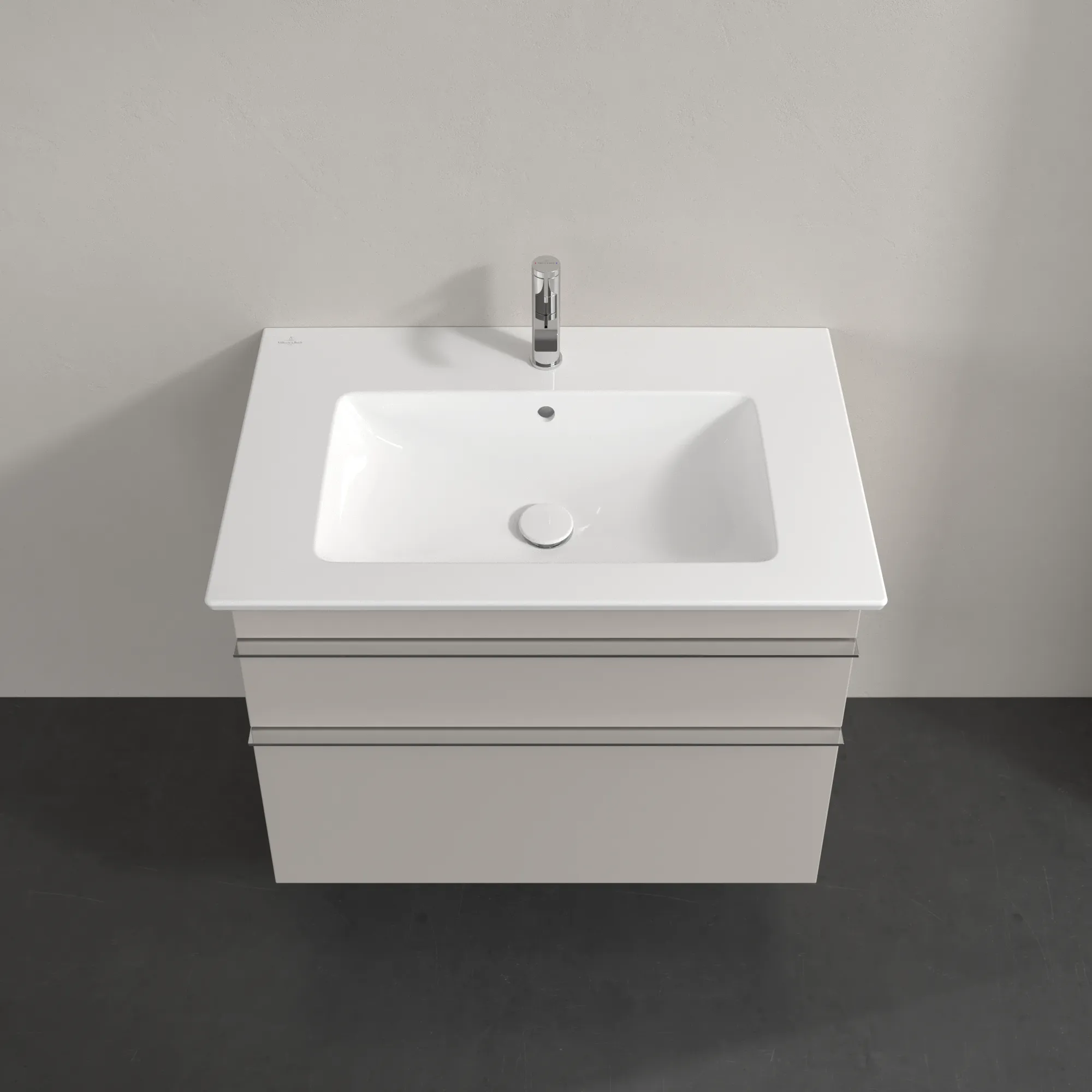 Villeroy & Boch Waschtischunterschrank „Venticello“ für Schrankwaschtisch 753 × 590 × 502 mm Cashmere Grey, für Becken mittig