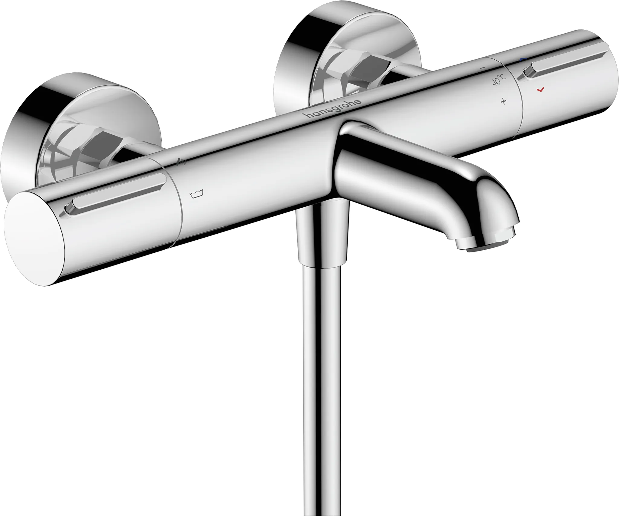 Hansgrohe Ecostat Element Wannenthermostat Aufputz Chrom Hansgrohe Ecostat Element Wannenthermostat Aufputz Chrom