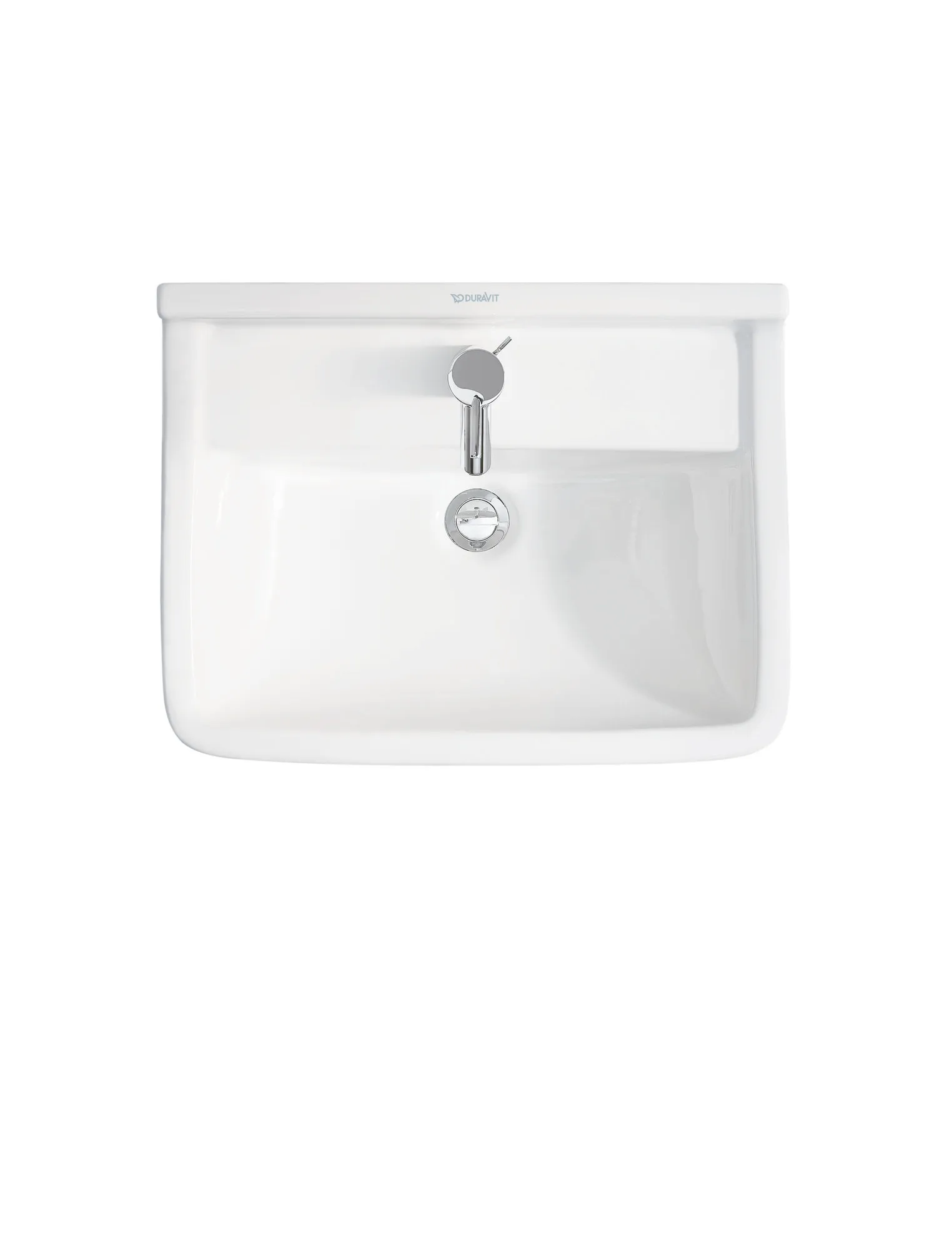 Wandwaschtisch „Starck 3“, mit Überlauf, Hahnlochposition mittig Wandwaschtisch „Starck 3“, mit Überlauf, Hahnlochposition mittig