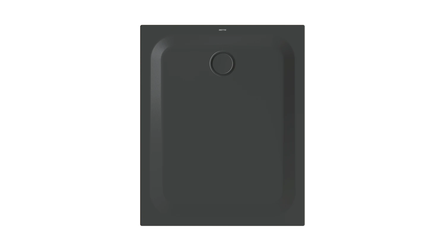 Bette rechteck Duschwanne „BetteUltra“ 1100 × 900 mm ohne Oberflächenbeschichtung, ohne Oberflächenveredelung, ohne Wannenträger, in Ebony