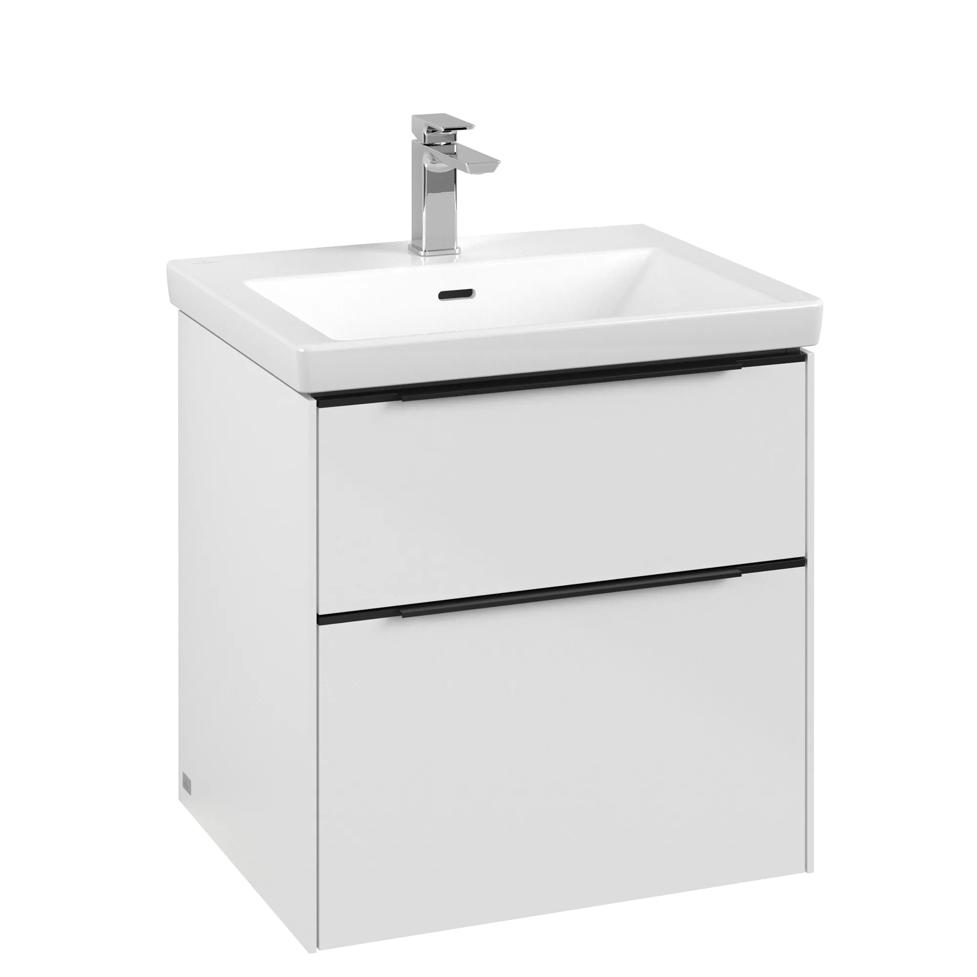 Villeroy & Boch Subway 3.0 Waschbeckenunterschrank C578L1, 572 x 576 x 478 mm, Brilliant White