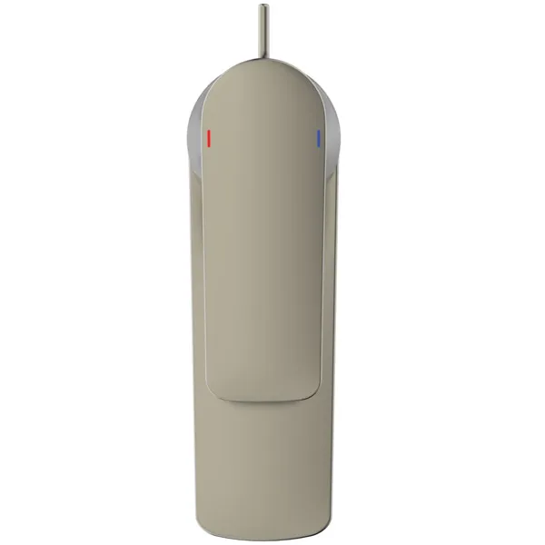 Waschtischarmatur Connect Air, 5 l/min., mit Ablaufgarnitur, Ausladung 112mm, Brushed Gold Waschtischarmatur Connect Air, 5 l/min., mit Ablaufgarnitur, Ausladung 112mm, Brushed Gold