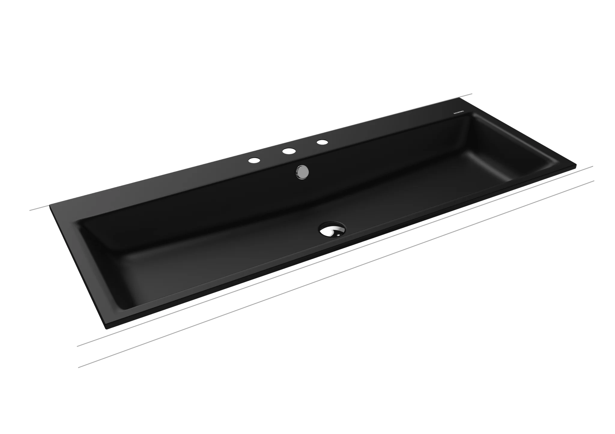 Kaldewei PURO Einbauwaschtisch, 1200x460 mm, cool grey 90, Perl-Effekt, 3er Hahnlochbohrung, mit Überlauf Kaldewei PURO Einbauwaschtisch, 1200x460 mm, cool grey 90, Perl-Effekt, 3er Hahnlochbohrung, mit Überlauf