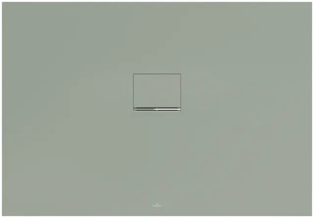 Villeroy & Boch rechteck Duschwanne „Squaro Infinity“ nur flächenbündige Installation 130 × 90 cm in Morning Green