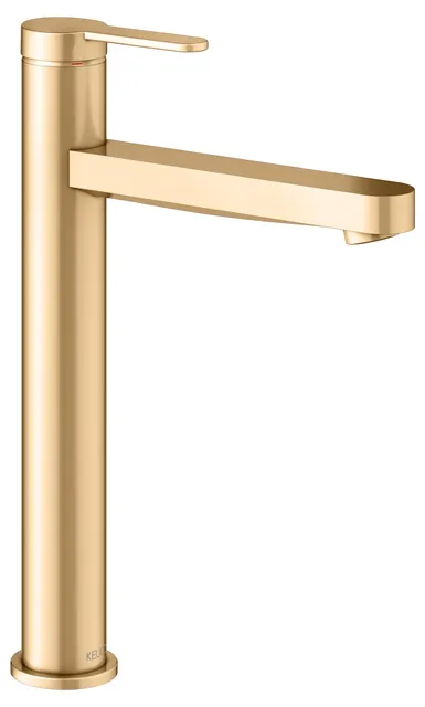 KEUCO IXMO Einhebel-Waschtischmischer 210 IXMO Flat ohne Zugstangen-Ablaufgarnitur IXMO Flat, Rosette rund Messing gebürstet KEUCO IXMO Einhebel-Waschtischmischer 210 IXMO Flat ohne Zugstangen-Ablaufgarnitur IXMO Flat, Rosette rund Messing gebürstet