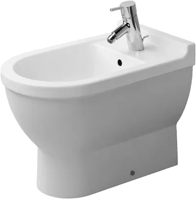Duravit Stand-Bidet „Starck 3“, Befestigung sichtbar 37 × 56 × 43 cm Duravit Stand-Bidet „Starck 3“, Befestigung sichtbar 37 × 56 × 43 cm