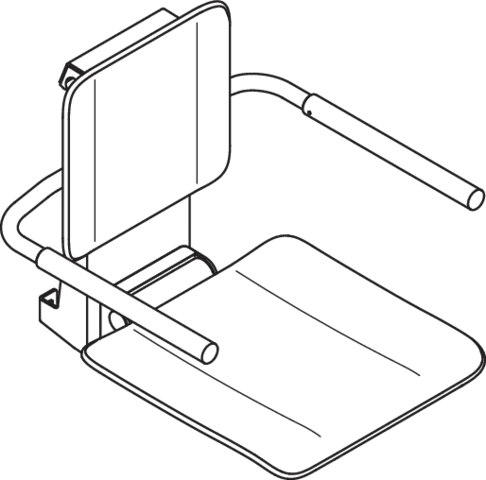 Einhängesitz pulverbeschichtet „System 900“ Einhängesitz pulverbeschichtet „System 900“