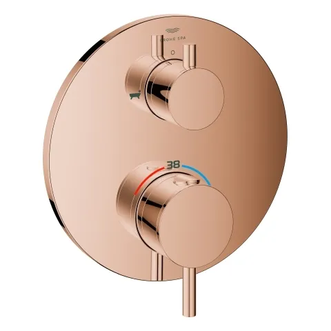 Thermostat-Wannenbatterie Atrio 24359, mit integrierter 2-Wege-Umstellung, Fertigmontageset für Rapido SmartBox, chrom Thermostat-Wannenbatterie Atrio 24359, mit integrierter 2-Wege-Umstellung, Fertigmontageset für Rapido SmartBox, chrom