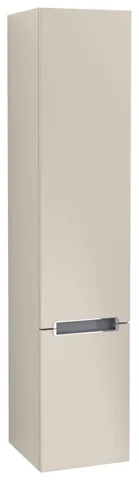 Villeroy & Boch Hochschrank „Subway 2.0“ 35 × 165 × 37 × 37 cm Soft Grey, Anschlag links, ohne Beleuchtung