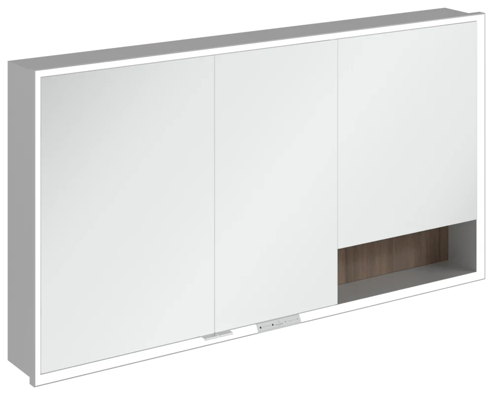 Villeroy & Boch My View+ Einbau-Spiegelschrank Arizona Oak 1400x750x167 mm mit Beleuchtung und Absenkautomatik Villeroy & Boch My View+ Einbau-Spiegelschrank Arizona Oak 1400x750x167 mm mit Beleuchtung und Absenkautomatik