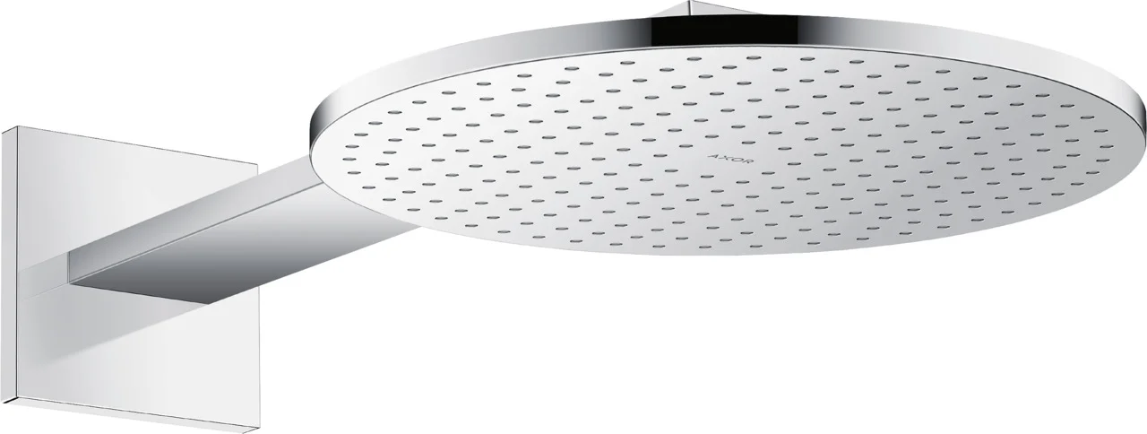 Hansgrohe AXOR ShowerSolutions Kopfbrause 300 2jet mit Brausearm, Chrom, 300 mm, 450 mm Arm, PowderRain & Intense Strahlarten Hansgrohe AXOR ShowerSolutions Kopfbrause 300 2jet mit Brausearm, Chrom, 300 mm, 450 mm Arm, PowderRain & Intense Strahlarten