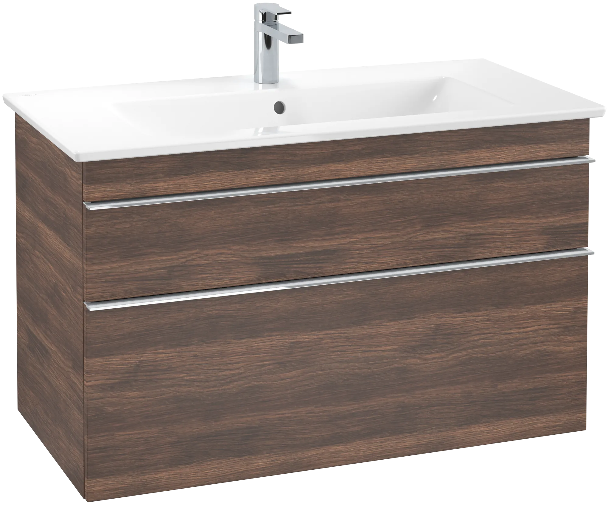 Villeroy & Boch Waschtischunterschrank „Venticello“ für Schrankwaschtisch 95,3 × 59 × 50,2 × 50,2 cm Arizona Oak, mittig