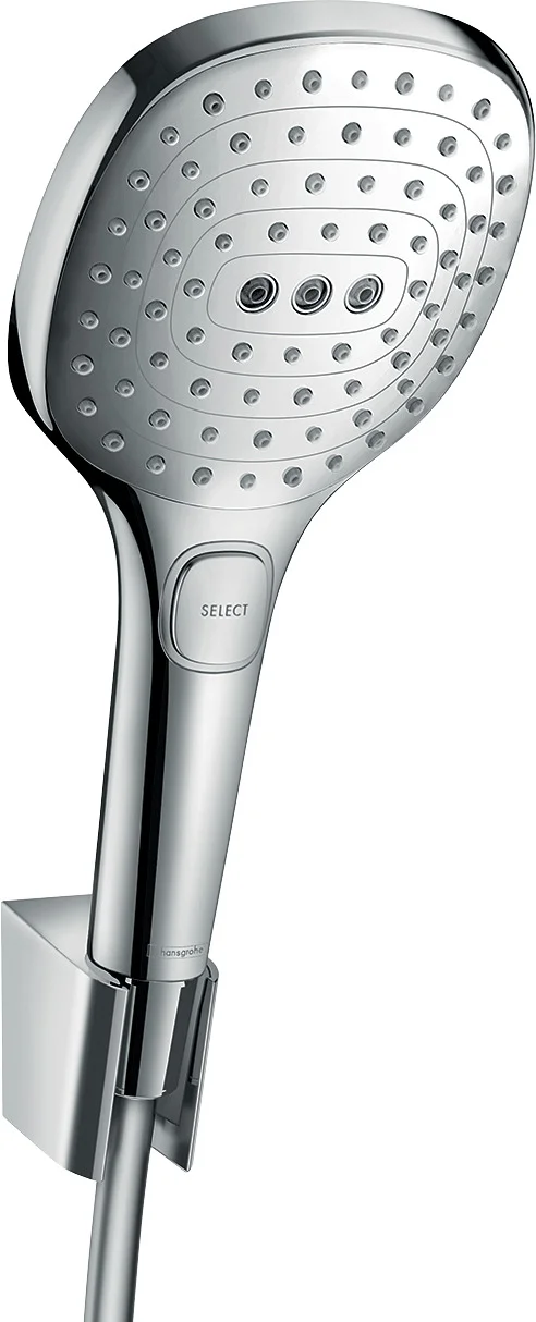 Hansgrohe Raindance Select E Brausenset 120 mm, Chrom, 160 cm Brauseschlauch Hansgrohe Raindance Select E Brausenset 120 mm, Chrom, 160 cm Brauseschlauch