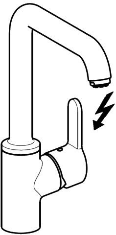 Hansa Einhand-Küchenarmatur Niederdruck „Primo“ Ausladung 192 mm in chrom Hansa Einhand-Küchenarmatur Niederdruck „Primo“ Ausladung 192 mm in chrom