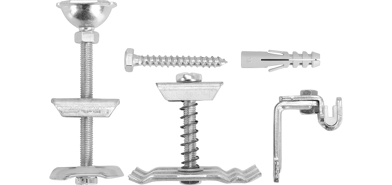 ASW HG-TEC Wandkonsolen-Set für Stahl- und Gußradiatoren