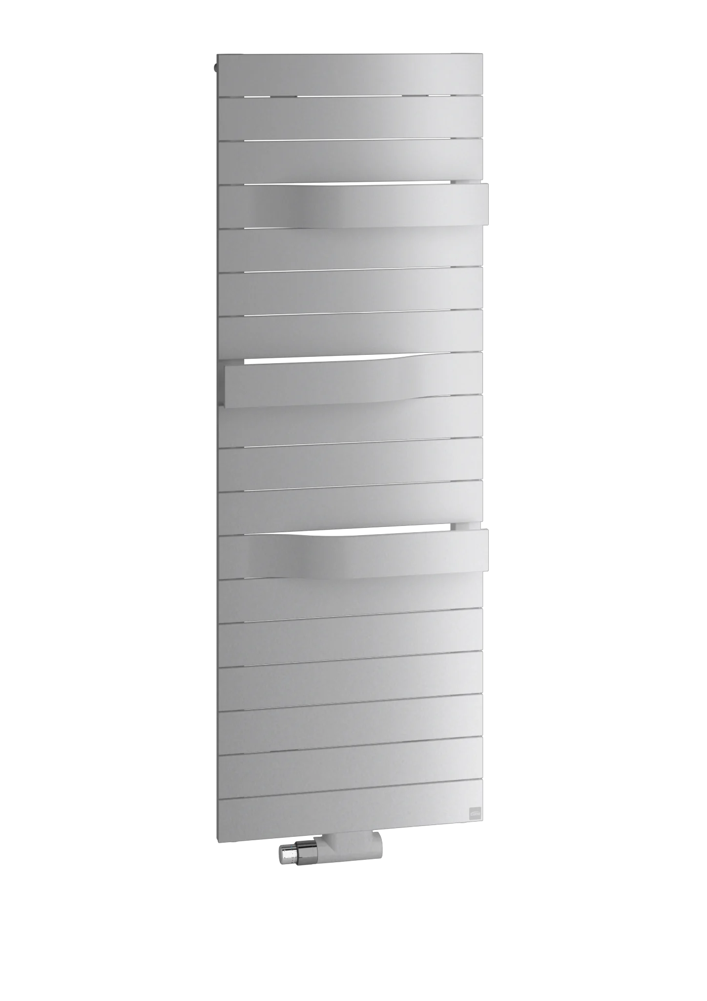 Kermi Design-Heizkörper „Tabeo “ 50 × 175,7 cm in glanzsilber Metallic