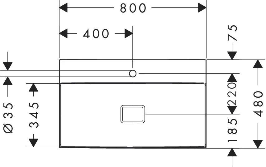 Hansgrohe Aufsatzwaschtisch Xevolos E, weiß, 800 x 480 mm, geschliffen, SmartClean, ohne Überlauf Hansgrohe Aufsatzwaschtisch Xevolos E, weiß, 800 x 480 mm, geschliffen, SmartClean, ohne Überlauf