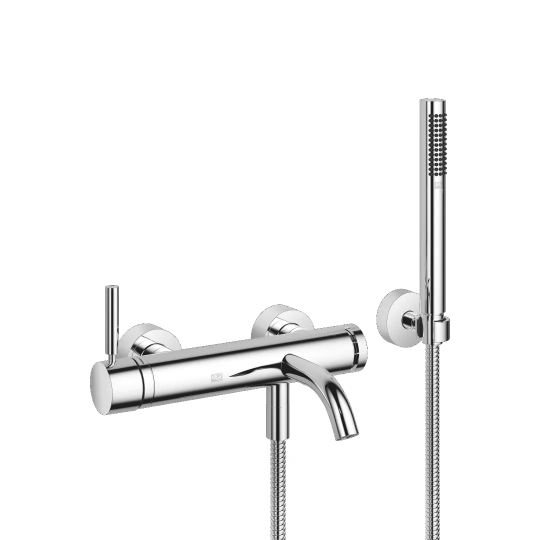 Wannen-Einhandbatterie für Wandmontage mit Schlauchbrausegarnitur META Chrom 33233660 Wannen-Einhandbatterie für Wandmontage mit Schlauchbrausegarnitur META Chrom 33233660