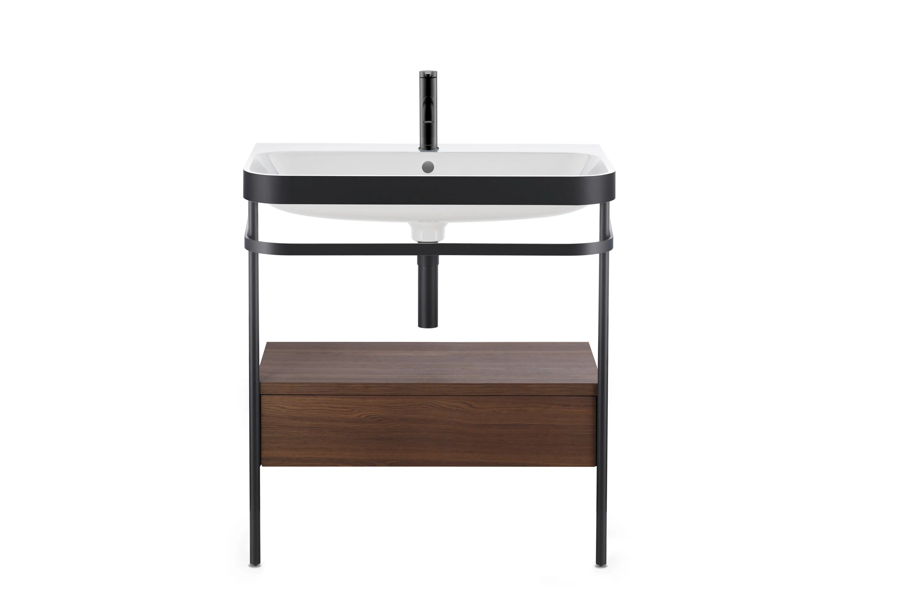 Einhand-Waschtischarmatur „Serie C.1“ Ausladung 113 mm in Schwarz (matt) Einhand-Waschtischarmatur „Serie C.1“ Ausladung 113 mm in Schwarz (matt)