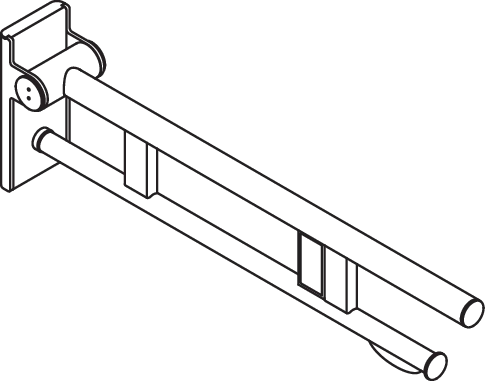 HEWI Stützklappgriff „System 900“