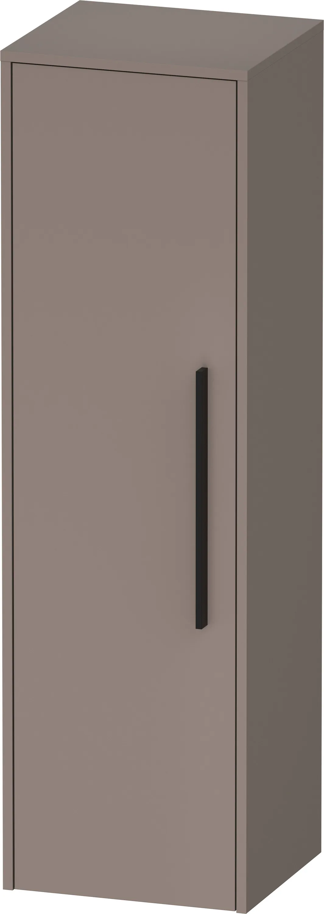Duravit Halbhochschrank „D-Code“ 40 × 132 × 36 cm in Basalt Matt