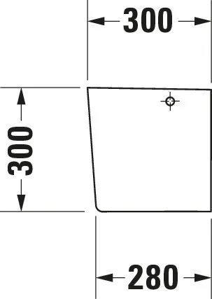 Halbsäule ME by Starck für 233565, 233560, 233555, weiß Halbsäule ME by Starck für 233565, 233560, 233555, weiß