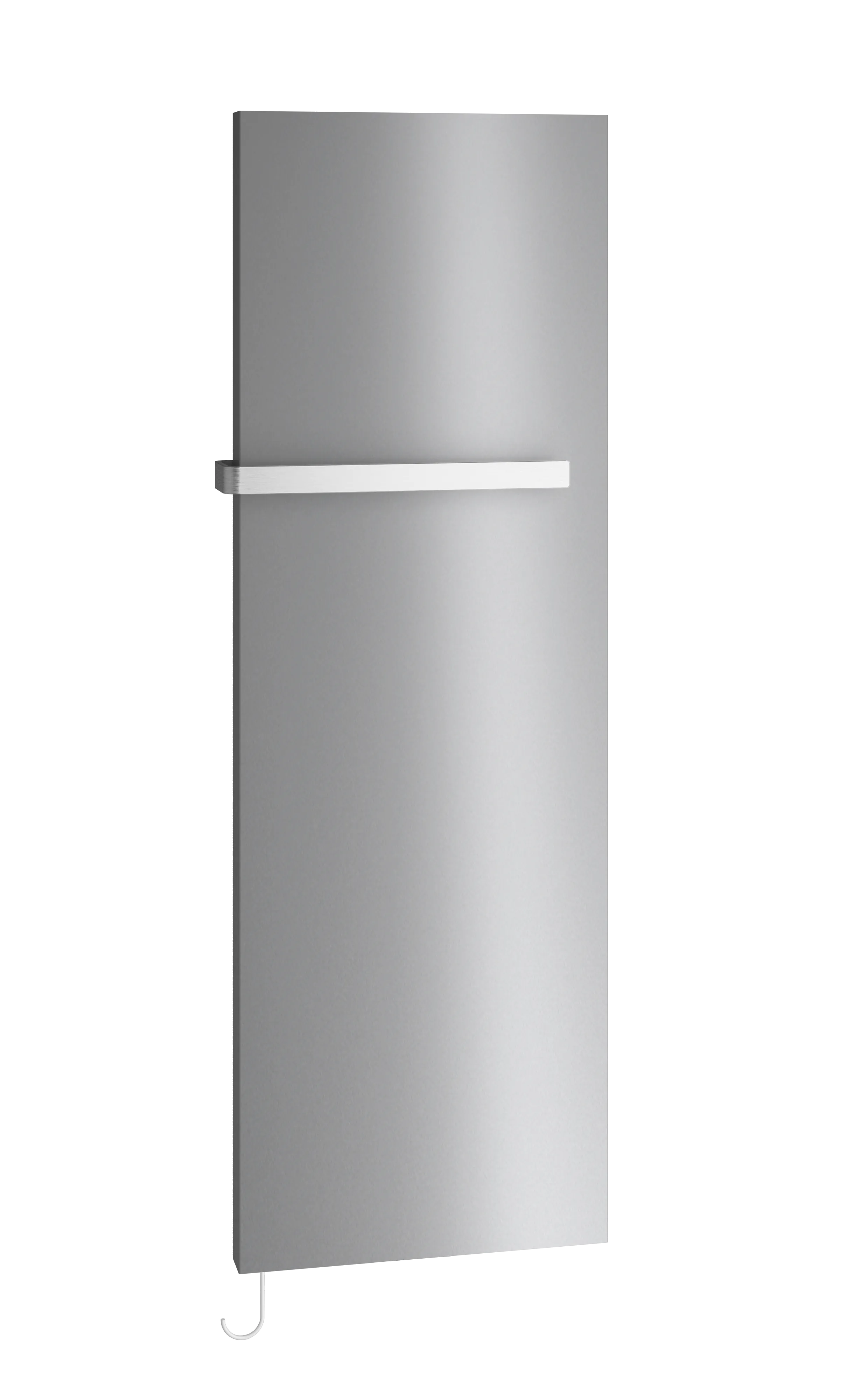 Kermi Design-Elektroheizkörper „Rubeo®-E“ 47 × 172,5 cm in glanzsilber Metallic