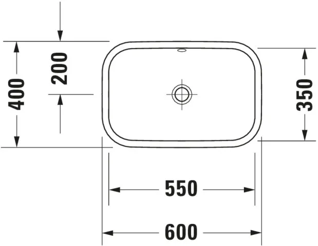 Aufsatzwaschtisch „Happy D.2“, mit Überlauf Aufsatzwaschtisch „Happy D.2“, mit Überlauf
