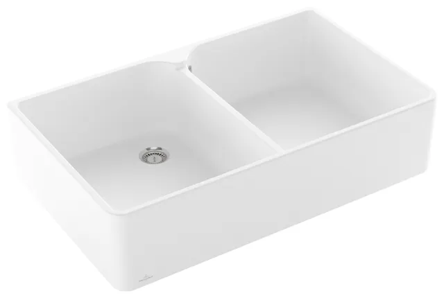 Villeroy & Boch Küchenspülbecken „Spülstein“ 900 × 550 × 220 mm in Stone White