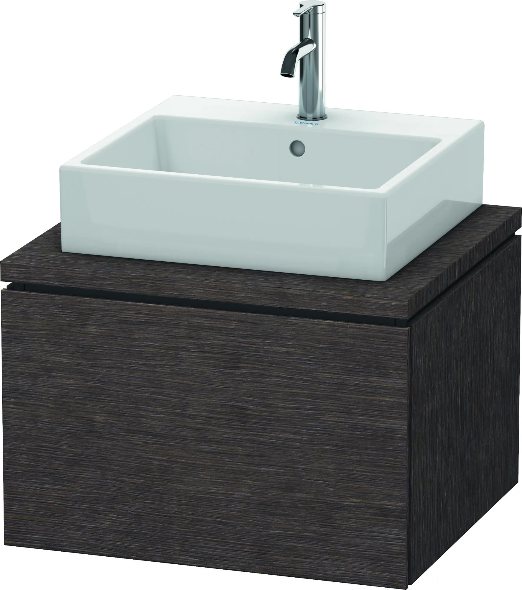 Duravit Waschtischunterschrank wandhängend „L-Cube“ 62 × 40 × 54,7 cm Eiche Dunkel gebürstet Duravit Waschtischunterschrank wandhängend „L-Cube“ 62 × 40 × 54,7 cm Eiche Dunkel gebürstet
